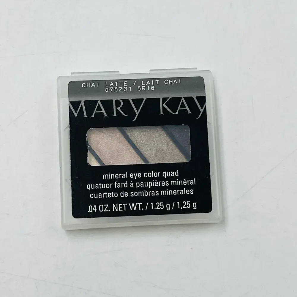 Mary Kay Chai Latte Mineral Eye Color Quad .04 oz 075231 New Discontinued